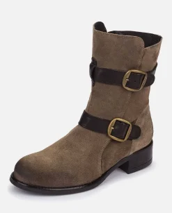 Femmes Yokono Bottines*Botte Plate Mons-003