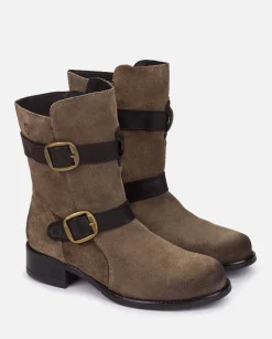 Femmes Yokono Bottines*Botte Plate Mons-003