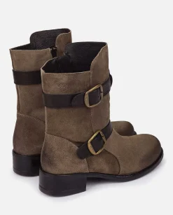 Femmes Yokono Bottines*Botte Plate Mons-003