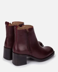 Femmes Yokono Bottines*Bottine A Talon Landas-002 Bordeaux