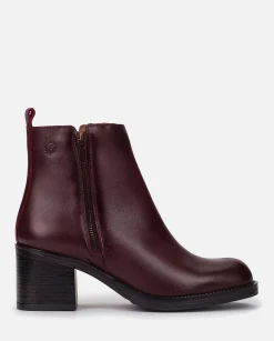 Femmes Yokono Bottines*Bottine A Talon Landas-002 Bordeaux