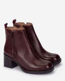 Femmes Yokono Bottines*Bottine A Talon Landas-002 Bordeaux