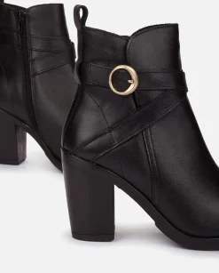 Femmes Yokono Bottines*Bottine A Talon Tours-006 Noir