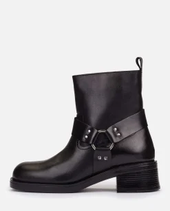 Femmes Yokono Bottines*Bottine Plat Spa-005 Noir