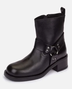 Femmes Yokono Bottines*Bottine Plat Spa-005 Noir
