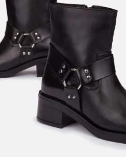 Femmes Yokono Bottines*Bottine Plat Spa-005 Noir