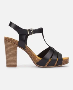 Femmes Yokono Sandales À Talon*Sandale A Talon Caracas-101 Noir