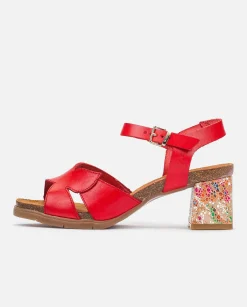 Femmes Yokono Sandales À Talon*Sandale A Talon Haut Zahara-013 Rouge