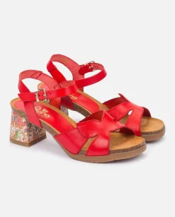 Femmes Yokono Sandales À Talon*Sandale A Talon Haut Zahara-013 Rouge