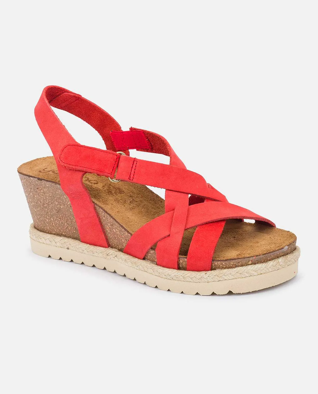 Femmes Yokono Sandales À Semelles Compensées*Sandale Compensee Rota-024 Rouge