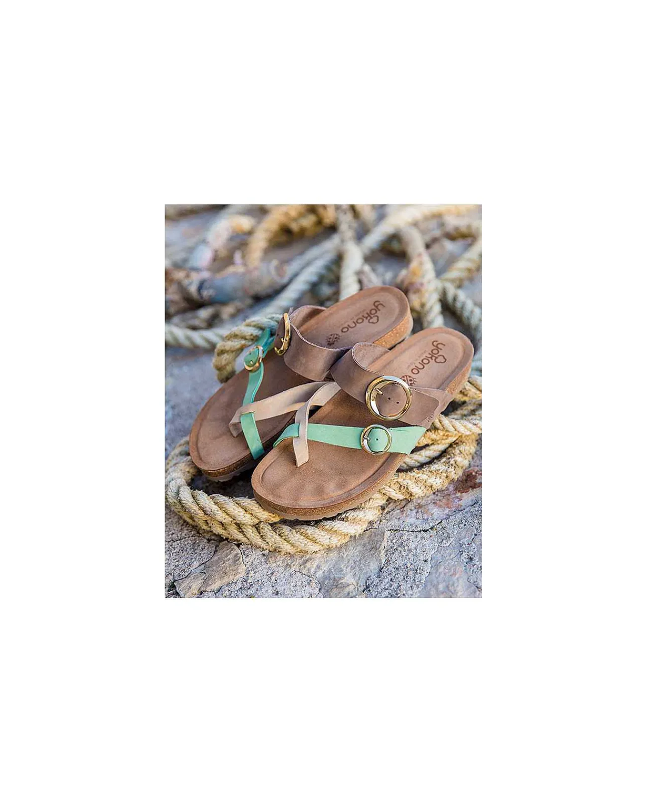 Femmes Yokono Sandales Plates*Sandale Plate Jerba-122