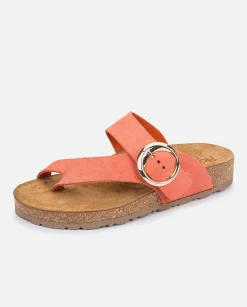 Femmes Yokono Sandales Plates*Sandale Plate Jerba-113 Orange